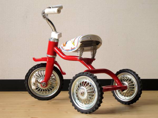 昭和レトロ 山岡金属工業 三輪車 当時物 格安(乗り物)｜売買された