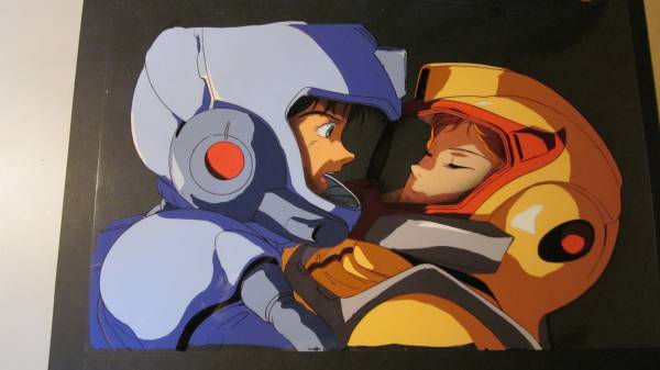 機動戦士ガンダムf91ラストシーン シーブック セシリーセル画 ガンダム 売買されたオークション情報 Yahooの商品情報をアーカイブ公開 オークファン Aucfan Com