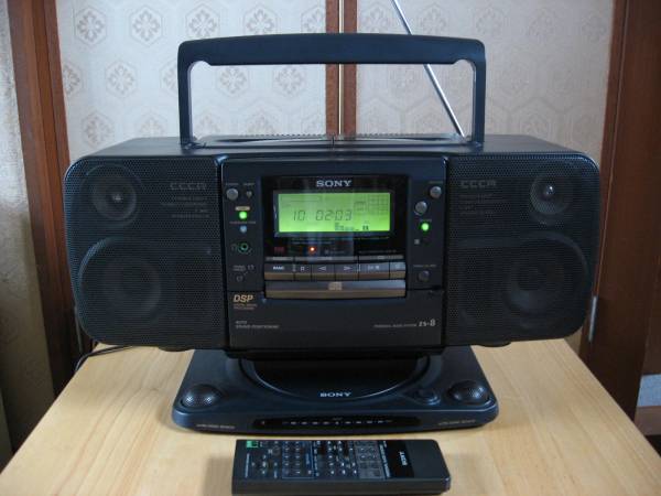 SONY 高音質CDラジカセ ソナホーク ZS-8 難有(ラジカセ)｜売買された