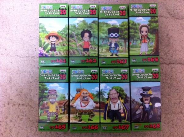 ワンピース ワールドコレクタブルフィギュアVol.２０ 全８種新品_1