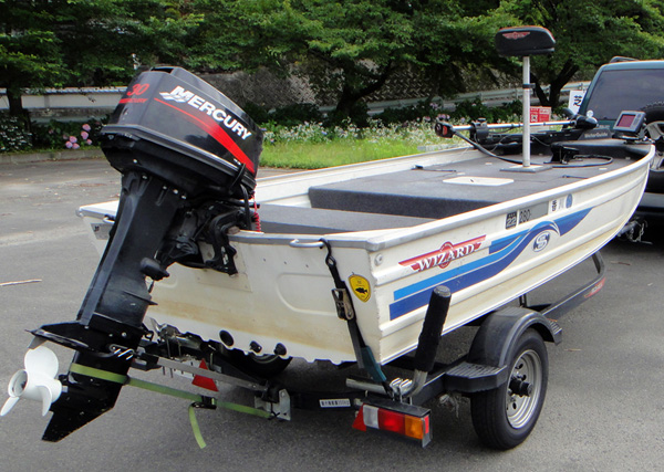 ウィザードジャビルWJ-386＋トレーラーフルセット＋GPS魚探HDS-7(Vハル 
