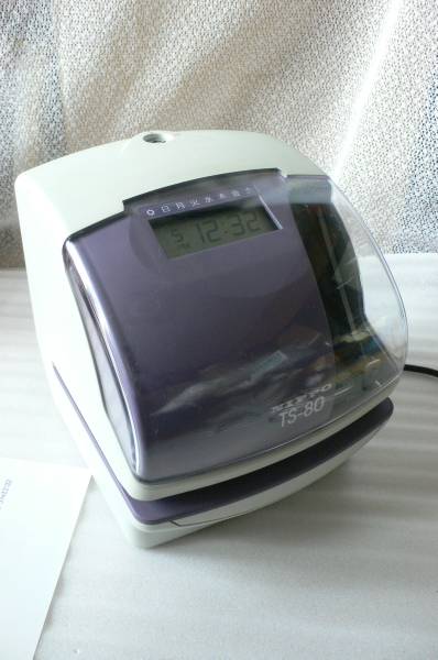 NIPPO（ニッポー） タイムスタンプ TS-80(タイムカード、レコーダー 