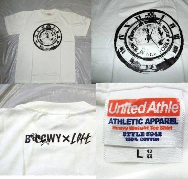 BOØWY（ボウイ）× 新宿ロフト コラボレーション限定 Tシャツ L新品未開封 レア 新品 BOOWY x 新宿ロフト コラボ Tシャツ 氷室 布袋 暴威(Tシャツ