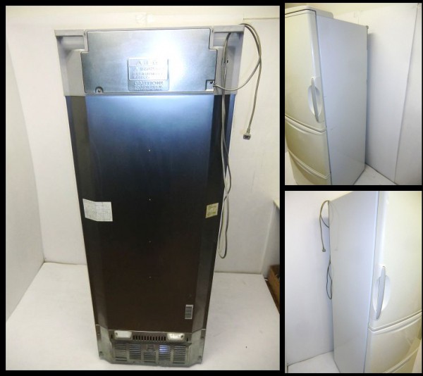 ☆送料無料☆54 SHARP 345L 両開き3ドア冷蔵庫 SJ-K35ME-H(300リットル 