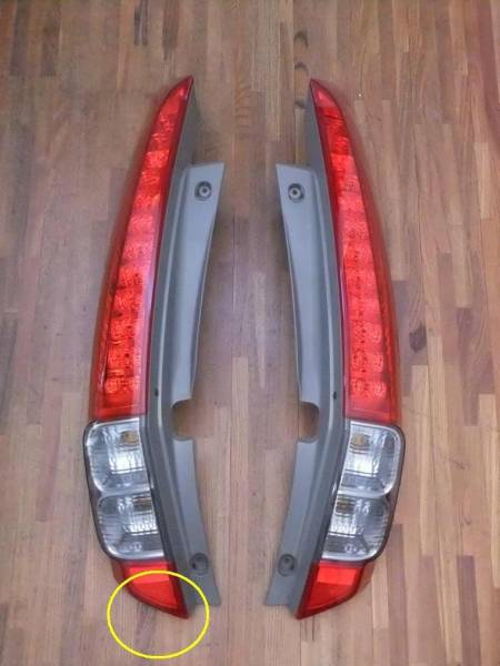 RN6～9ストリーム LEDテール アイシス リフレクター移植 中古_1