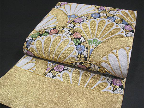 限定大幅値下げ 新品【御仕立上】西陣織六通柄袋帯 吉祥文様 宝尽くし 
