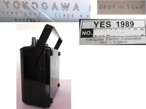 未使用?横河電機YEW 直流電流計A TYPE2011 0.5級(1,3,10,30,＋)5