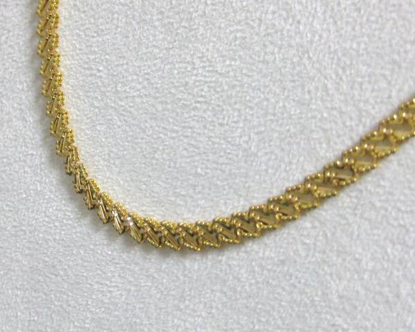 18金ネックレス K18 大網てんとう虫 6547b7 イエローゴールド 売買されたオークション情報 Yahooの商品情報をアーカイブ公開 オークファン Aucfan Com