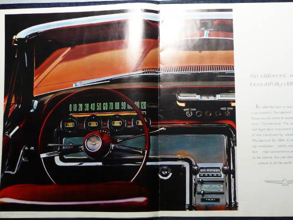 ★1963年【サンダーバード】米カタログ《Thunderbird for 1964》_2