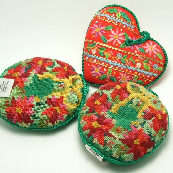 ☆ビンテージ 手刺繍 クリスマスリース オーナメント セット_1