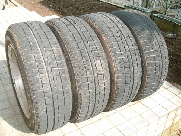 195-60-15 BSスタッドレス7～８分山 ボルボＶ７０純正 美品_2