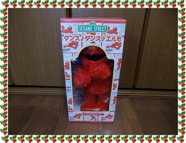 新品★クリスマス★セサミストリート★ダンス エルモ 歌って踊る_1