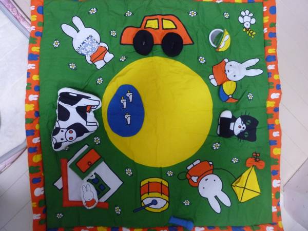 超美品☆ミッフィー やわらかマット☆アポロ社　プレイマット　_2