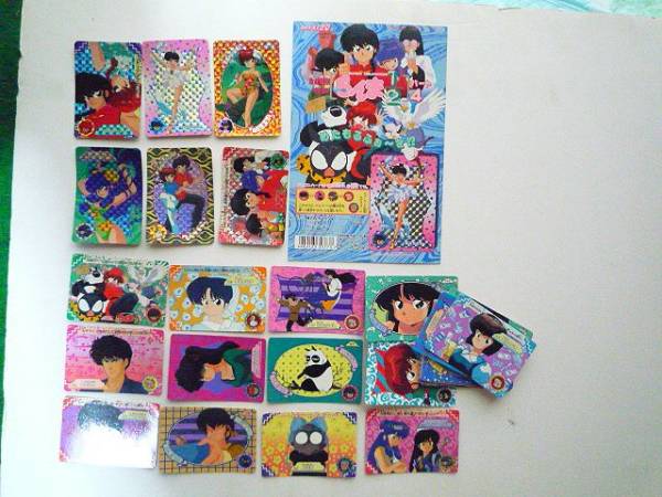 　古いカードダスらんま１／２　パート４　台紙付き_2