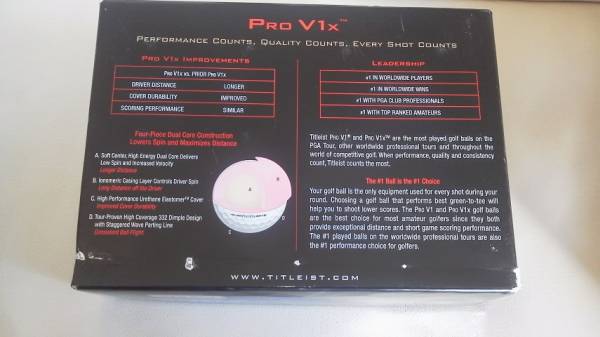 ☆タイトリストPRO V1x(1.2.3.4)新品！訳有り！☆_2