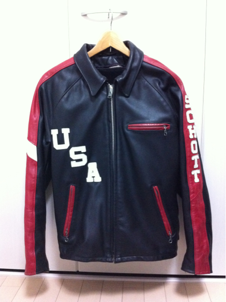 ジュンスカ宮田和弥 着 愛用 同型 USA製 ライダースジャケット(ジュン