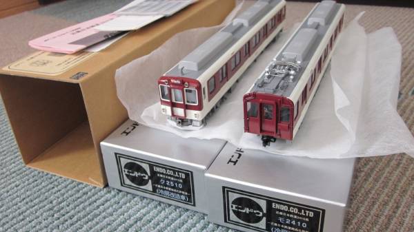 エンドウ 近鉄2410系 冷房改造 2両完成品(私鉄電車)｜売買された
