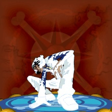 モバゲー ワンピース グランドコレクション SR+ 青キジLV MAX_1