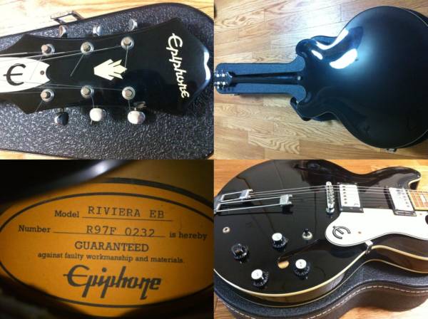 Epiphone RIVIERA エピフォン リビエラ ハードケース付 中古