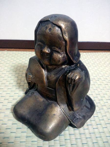 お福さん人形 春画裏絵置物 お多福おかめ 商売繁盛 女陰縁起物(和風