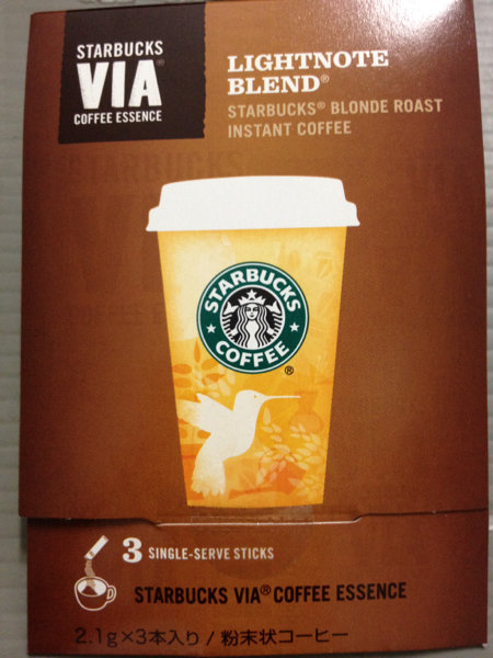 【新作】スターバックスVIAヴィア ライトノートブレンド3本入り_1