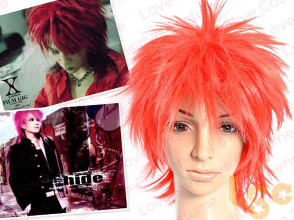 XJAPAN☆hide赤髪ウィッグ☆コスプレサマソニ初登場(hide)｜売買された