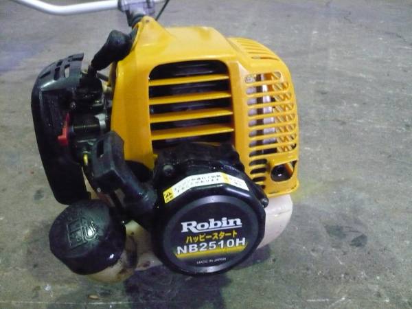 送料込 動作品 ロビン 草刈機 NB2510H ハッピースタート 刃新品(本体 