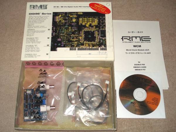 【確認用】専用ワードクロックモジュール 9632WCM ☆ RME 96/8 PST用 WCM MKII（ワードクロックモジュール） ☆(DTM、DAW