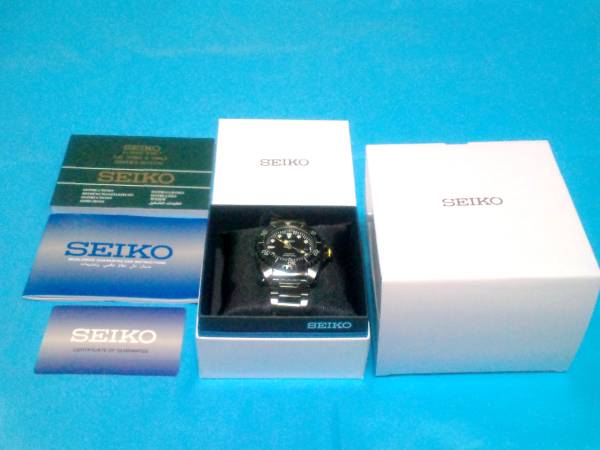 SEIKO セイコー キネティック・ダイバーズ200M防水 黒 SKA427P1_2