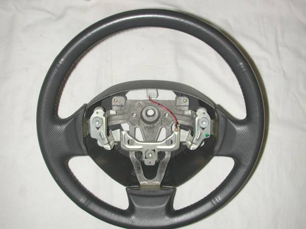 ▼美品ワゴンＲ MH21S後期純正本革ステアリング▼