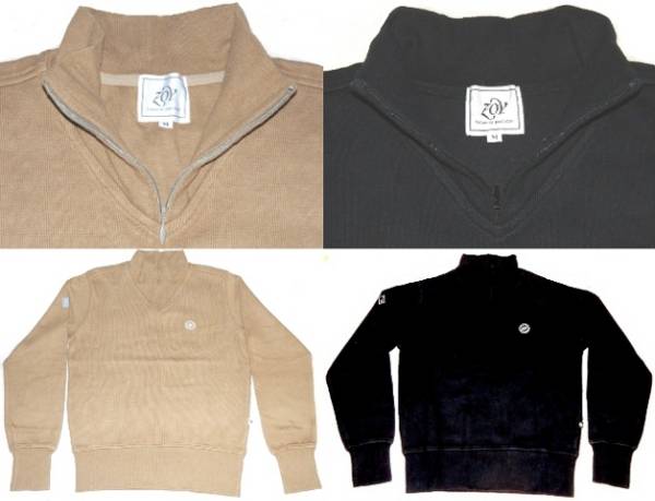 6,5万 Zoy ジップアップ 厚手タートル 極少使用 2点 超美品_2