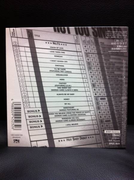 【SACD】 マライア・キャリー　“The One”(ベスト盤)_3