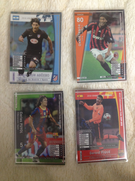 Wccf雑誌付録プジョル アグエロ ロナウジーニョなど12枚セット レアカード 売買されたオークション情報 Yahooの商品情報をアーカイブ公開 オークファン Aucfan Com