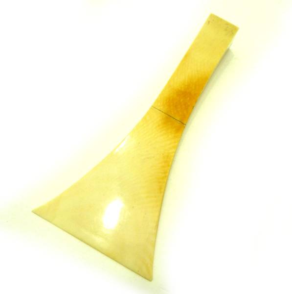 三味線 撥 象牙 バチ 重量 153g 開き9.2cm 北海道 札幌