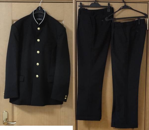 学ラン３点セット 学生服 180a 上 下 夏用ズボン フォーマル 売買されたオークション情報 Yahooの商品情報をアーカイブ公開 オークファン Aucfan Com