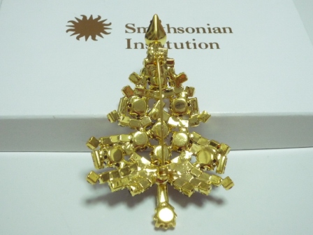 ブローチ スミソニアン博物館正規 クリスマスツリーヴィンテージ_2
