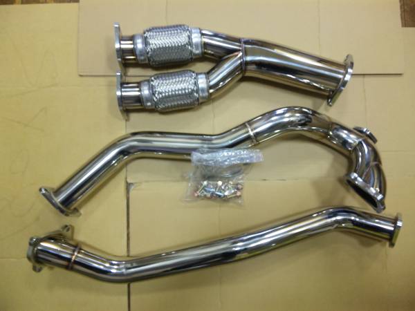 HPI JZX90用アウトレット付デュアルフロントパイプ 新品(エキマニ 