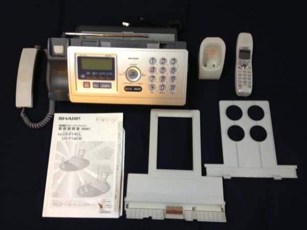 シャープ　ファックス付電話機　UX-F14CL_1