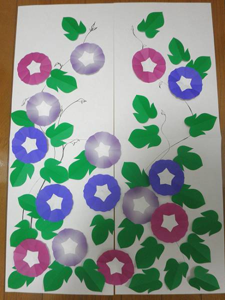 壁面飾り 7月 朝顔 45枚 幼稚園 病院 施設 保育園 折り紙 千代紙 売買されたオークション情報 Yahooの商品情報をアーカイブ公開 オークファン Aucfan Com