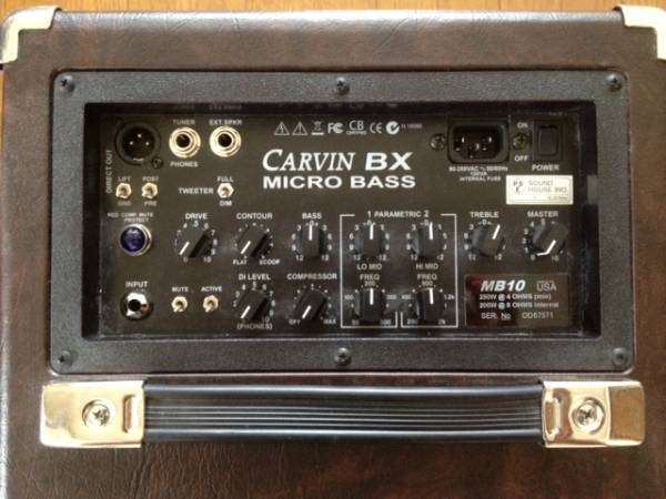中古】CARVIN MB10ブラウン（200Wベースアンプ）(コンボアンプ)｜売買  