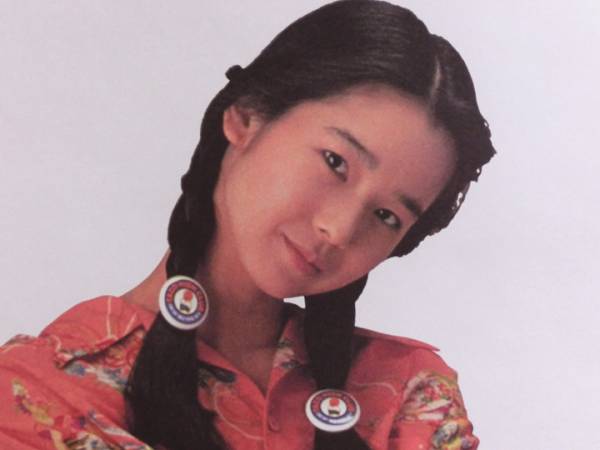 田中裕子☆古いポスター タコハイ・サントリー樹氷☆昭和レトロ