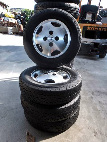 ②バリ山!!! ホンダ純正 145R12 6 P.R. ４本セット アルミ付。_1