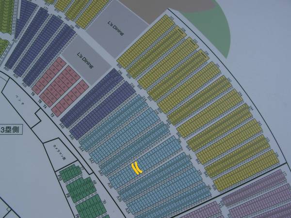 8/16 西武vs 楽天　3塁A指定10段 通路側2枚♪　①_1