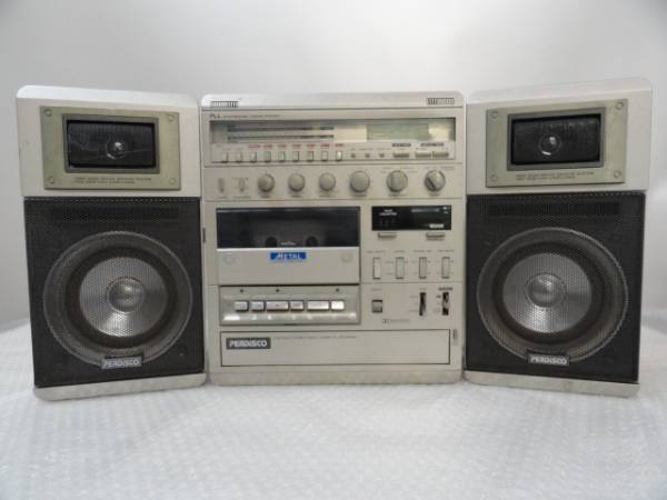 80年代～HITACHI TRK-9900 Perdisco セパレート 【ジャンク】(ラジカセ