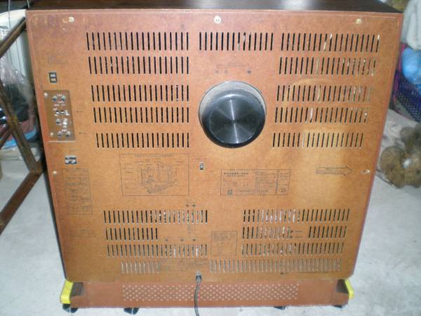 ナショナルカラーテレビ　TH20-A11F　アンティーク　昭和40年代_2