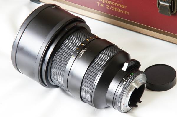 コンタックス CONTAX Apo sonnar 200mmF2 MMJ 希少品♪(ヤシカ
