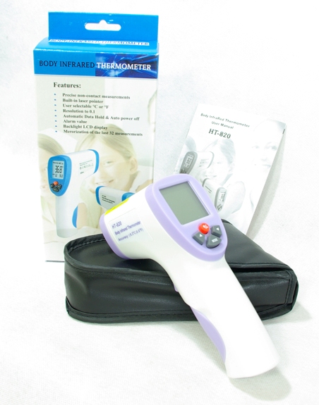 新品非接触体温計■赤外線■インフルエンザ予防■サーモセンサー_1