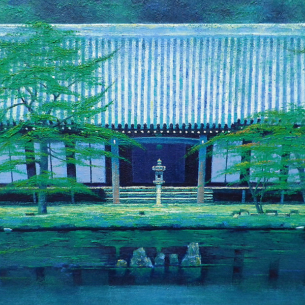 GLC】小泉守邦≪緑韻≫20号熊野速玉大社奉納人気画家 希少大作(自然