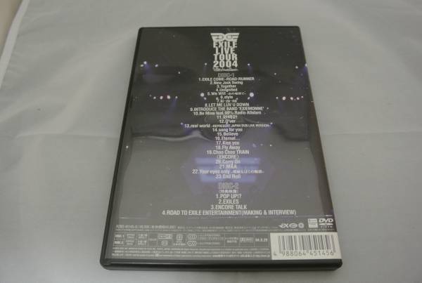 DVD EXILELIVETOUR 2004 エグザイル _3