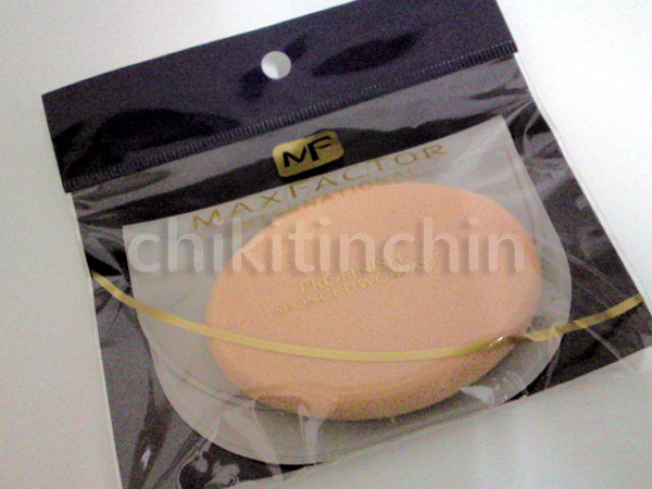 [未開封]MAXFACTOR プロフィニッシュスポンジ 専用ケース付_1